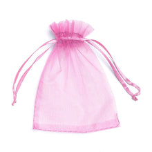  Pink Organza Bags - 7x9cm - ShredCo