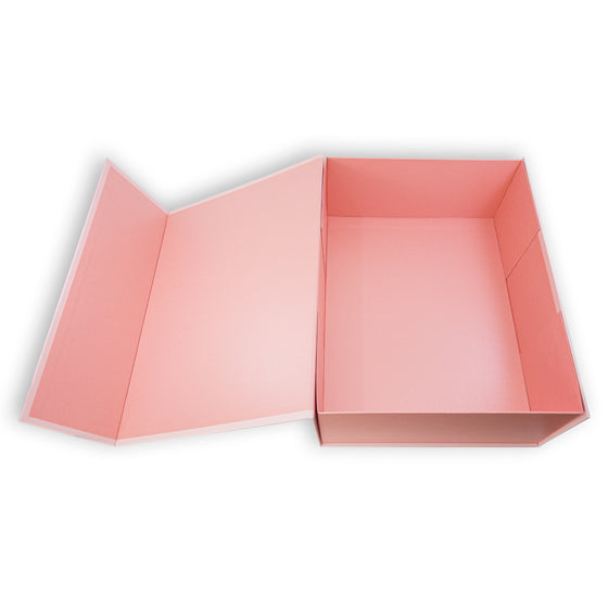 Extra Large Magnetic Folding Gift Box | Baby Pink Gift Box | ShredCo