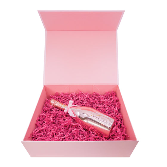 Extra Large Magnetic Folding Gift Box | Baby Pink Gift Box | ShredCo