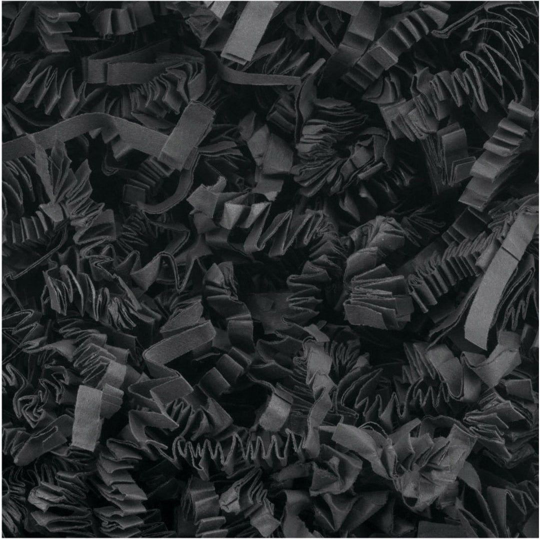  Black Zig Zag Shredded Paper | Crinkle Cut Hamper Fill | ShredCo
