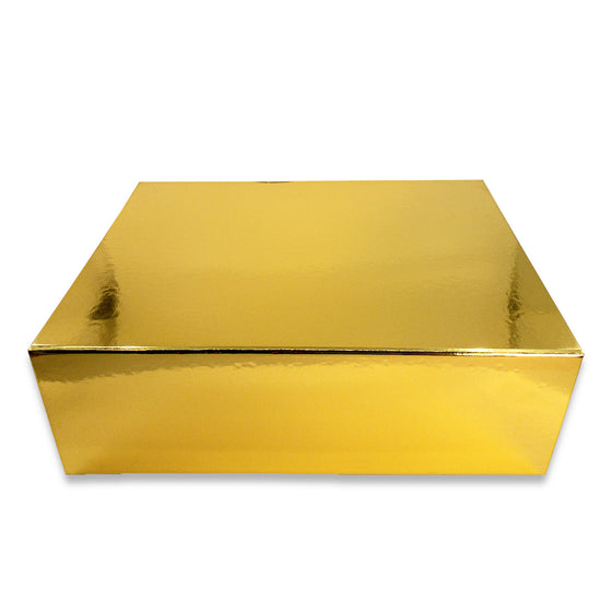 Extra Large Folding Gift Box - Gold - ShredCo