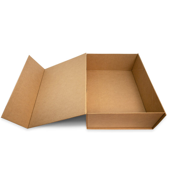 Extra Large Folding Gift Box - Natural - ShredCo