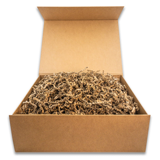 Zig Zag Shredded Paper - Rigid Natural - ShredCo