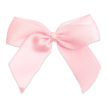  Small Ribbon Bow With Elasticated Band - Pink - ShredCo