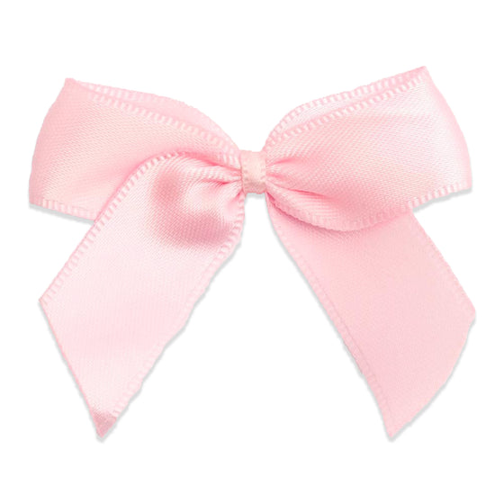 Small Ribbon Bow With Elasticated Band - Pink - ShredCo