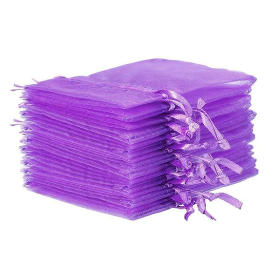 Purple Organza Bag - 7x9cm - ShredCo