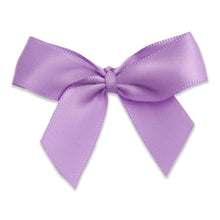  Small Ribbon Bow With Elasticated Band - Purple - ShredCo