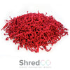 Zig Zag Shredded Paper - Red